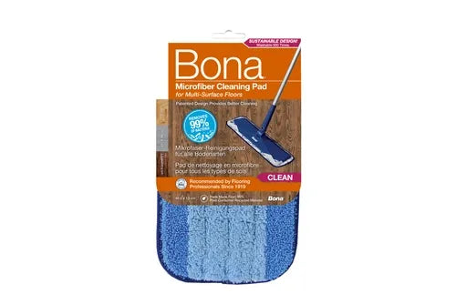Bona Microfibre Blue Cleaning Pad